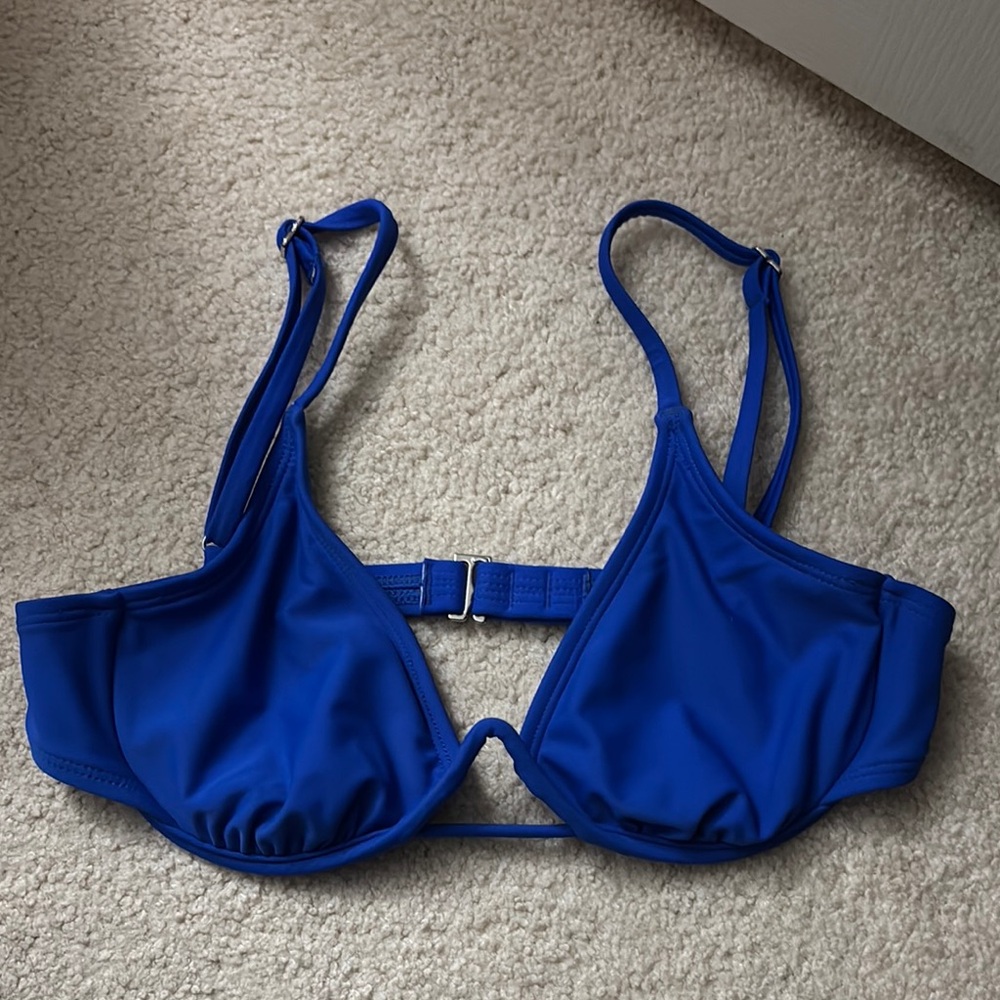 Blue Women's Bikini Top